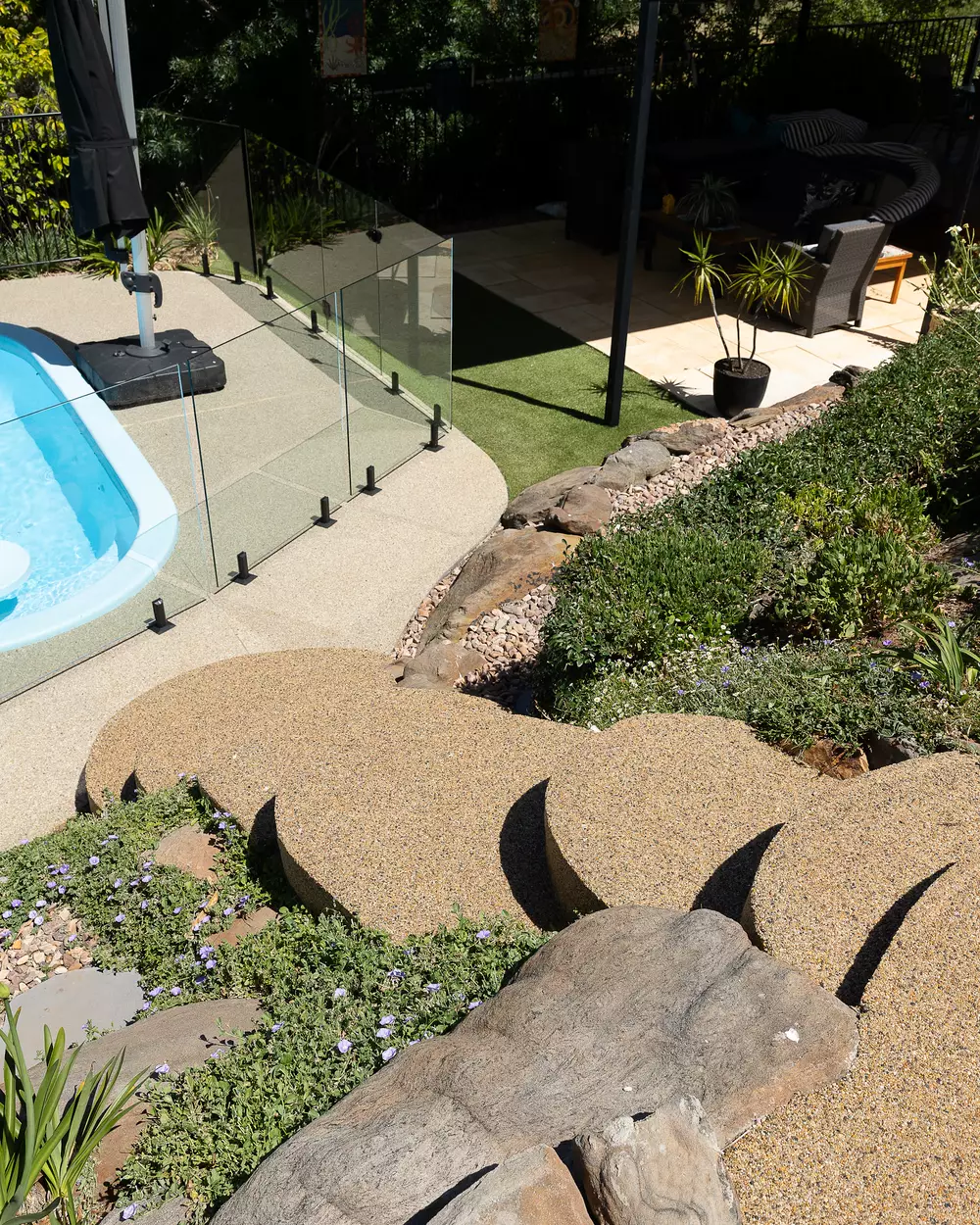 Pool surround in Wynn Vale
