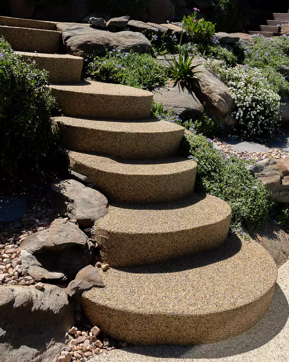 Garden steps in Wynn Vale